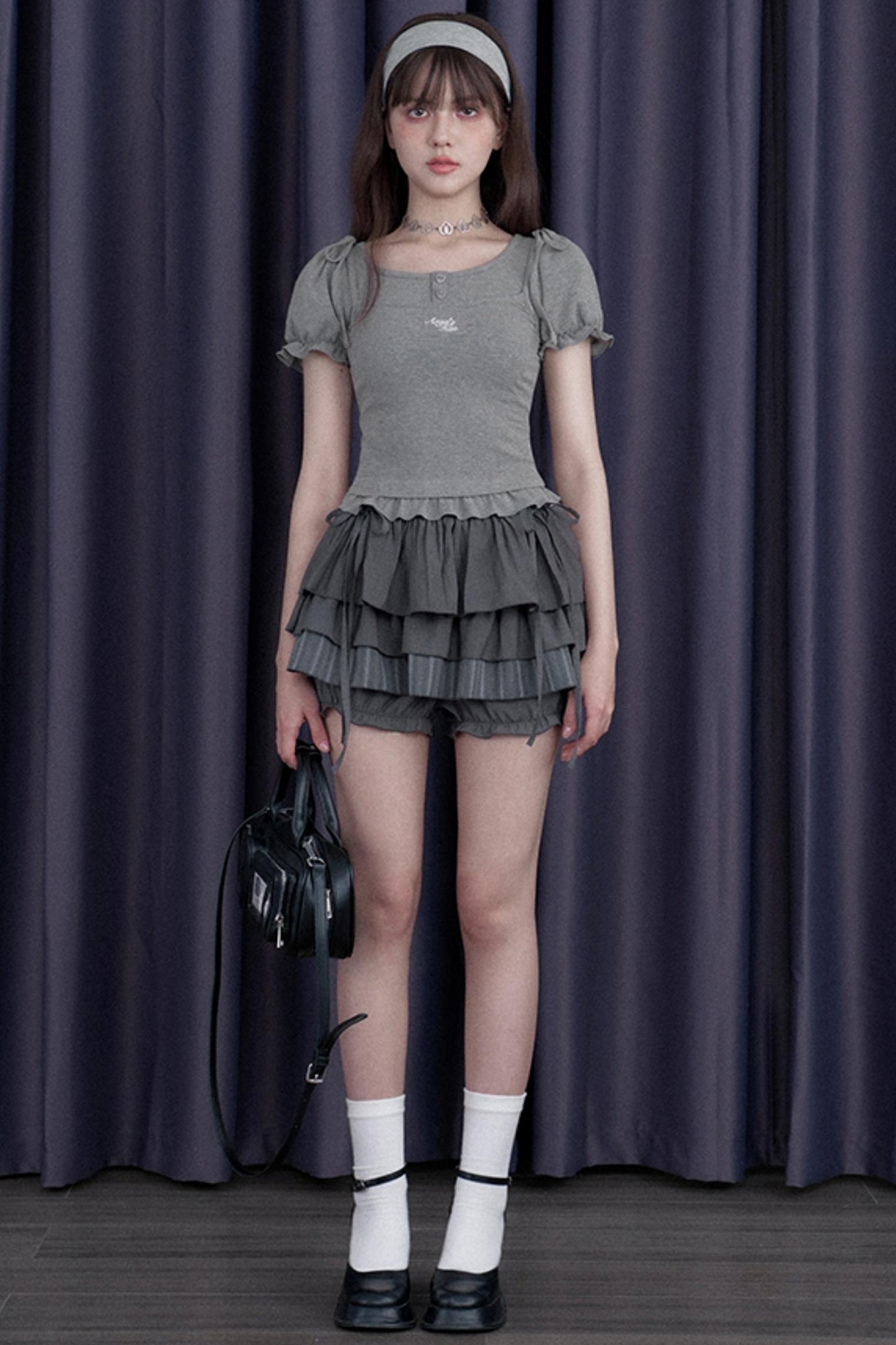 Mega Gray Cake Skirt