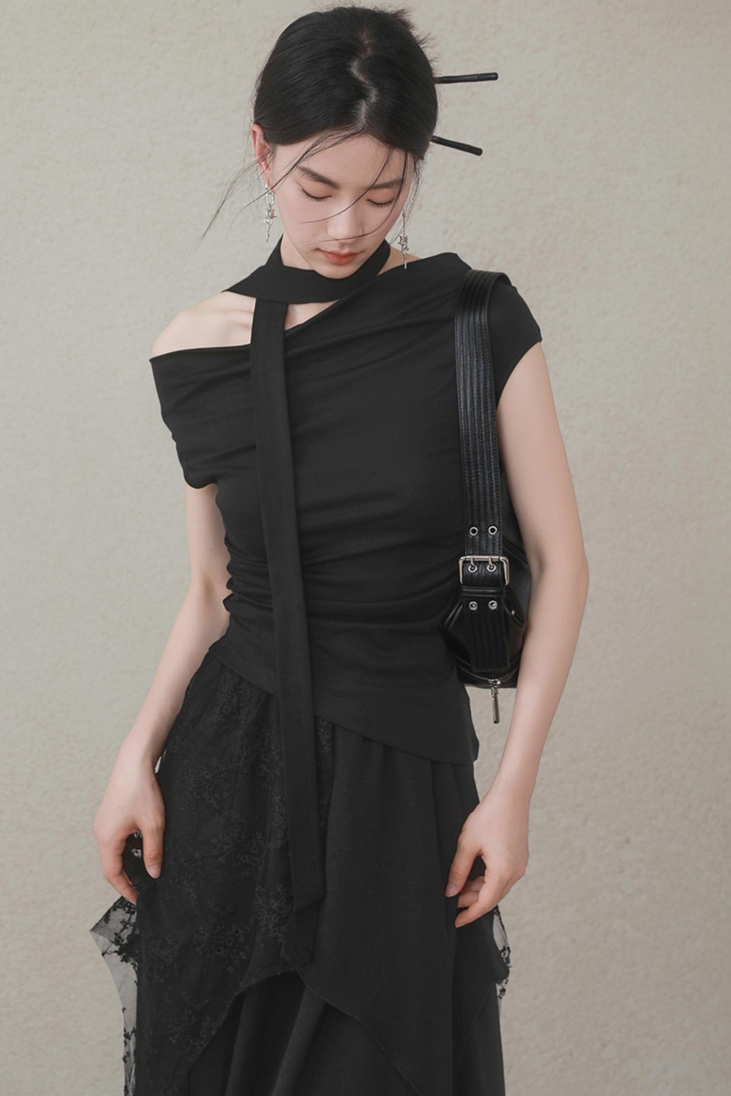 Flutter Drawstring T-Shirt