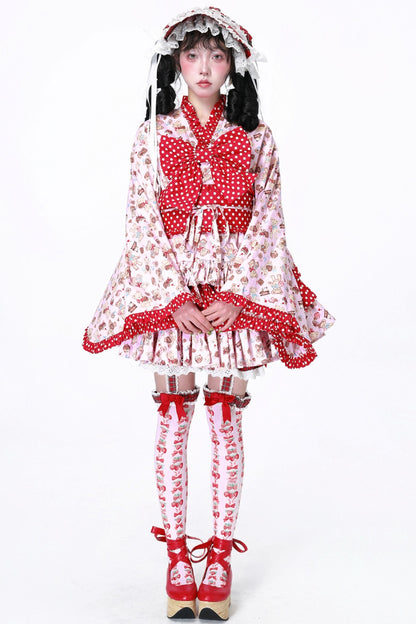 Retro Lolita Kimono Blouse