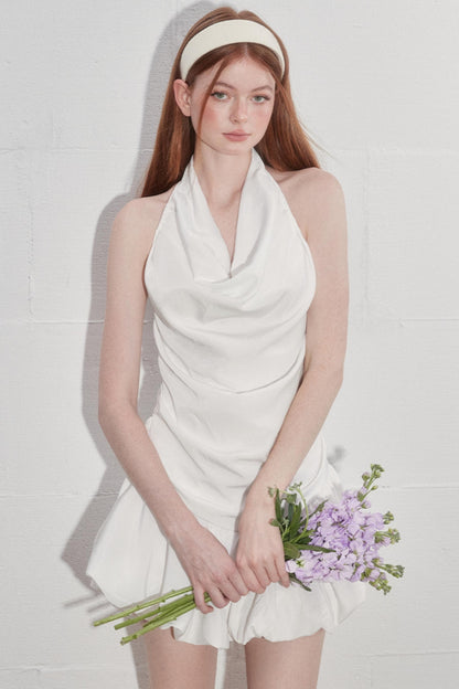 French Summer Puff Dress