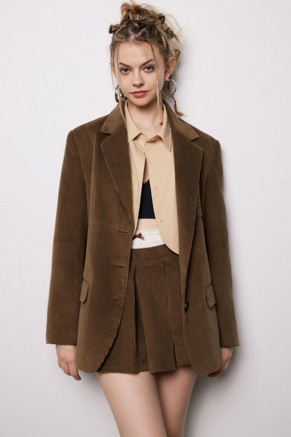 Brown Corduroy Blazer
