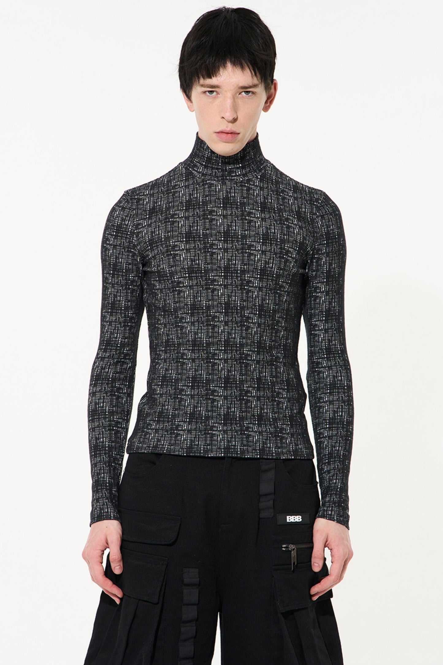 Minimalist Stand Collar Tee