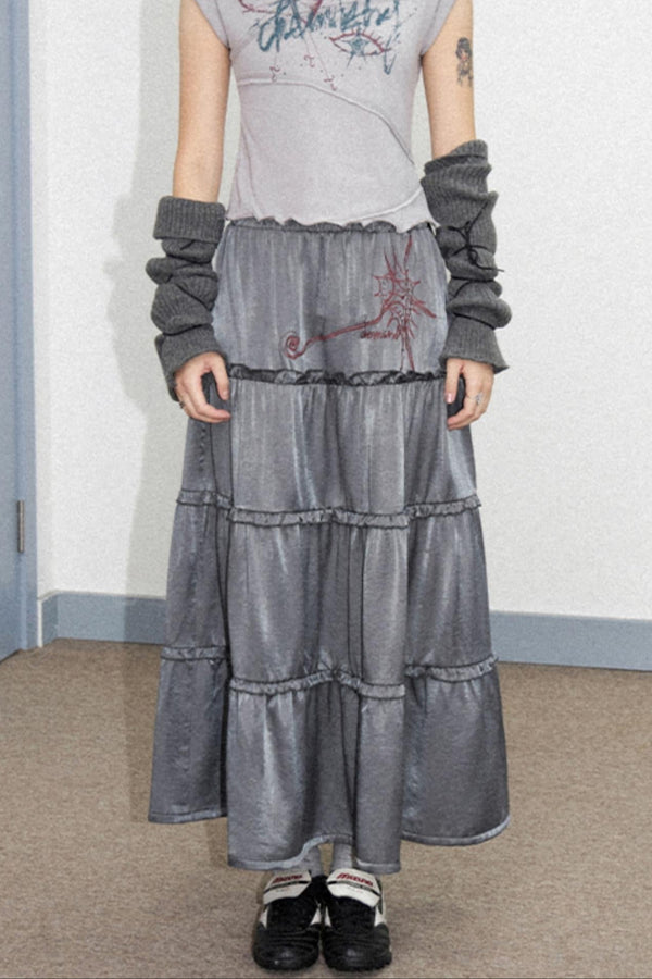 Heartbeat A-Line Skirt