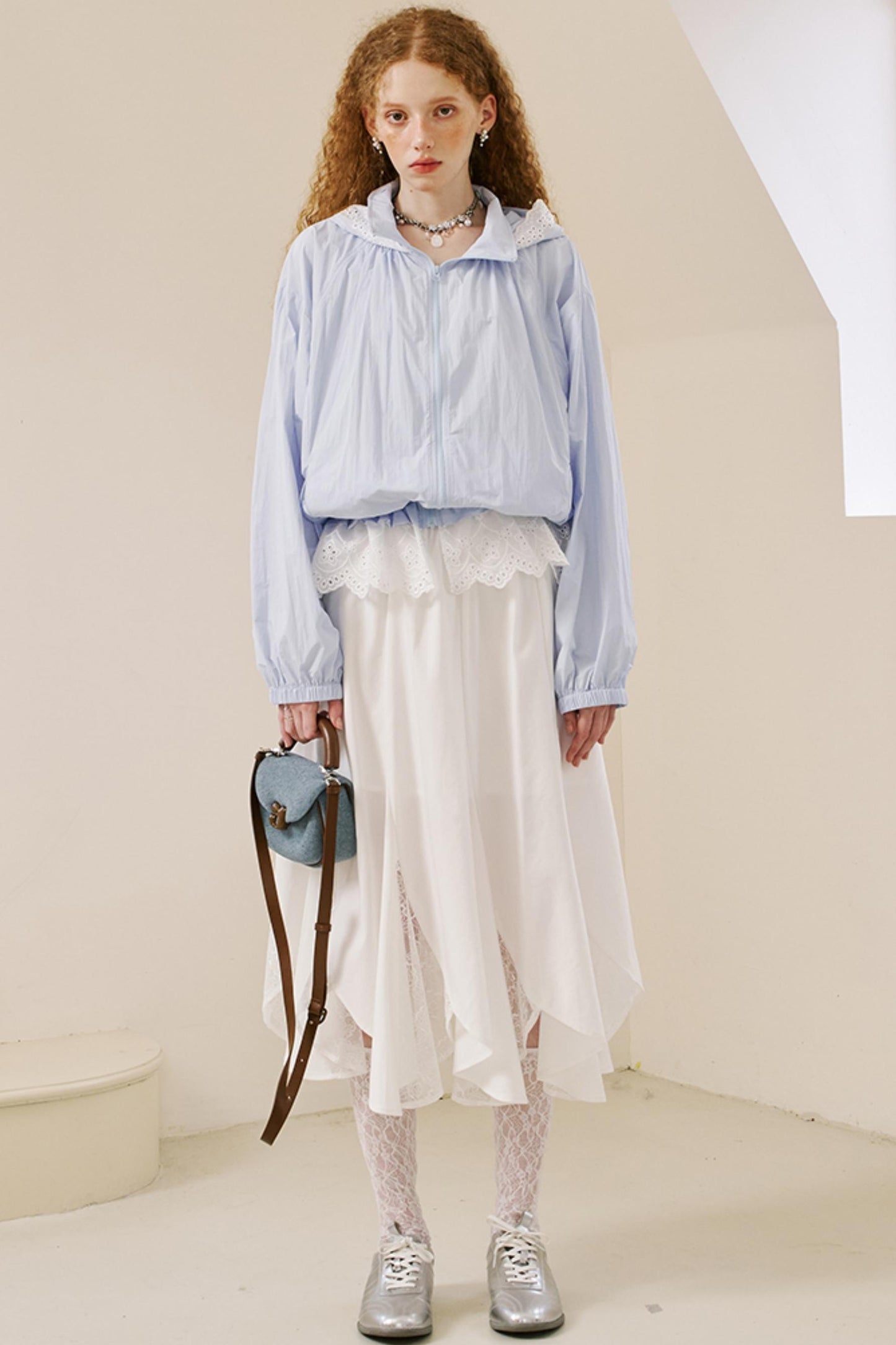 Breezy Lace Fishtail Skirt