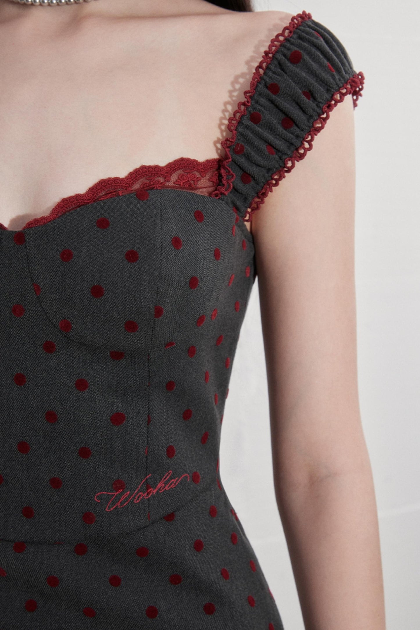 Romance Lace Halter Dress