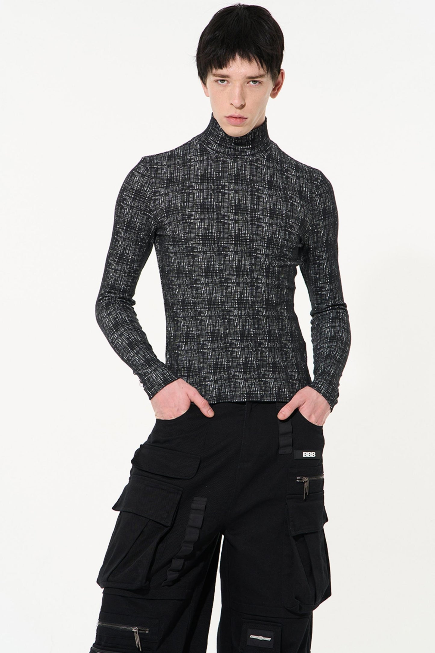 Minimalist Stand Collar Tee