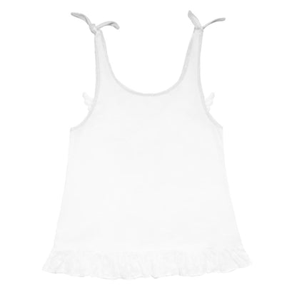 Ruffled Rhinestone Camisole