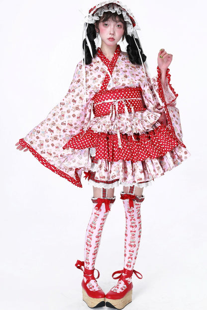 Retro Lolita Kimono Blouse