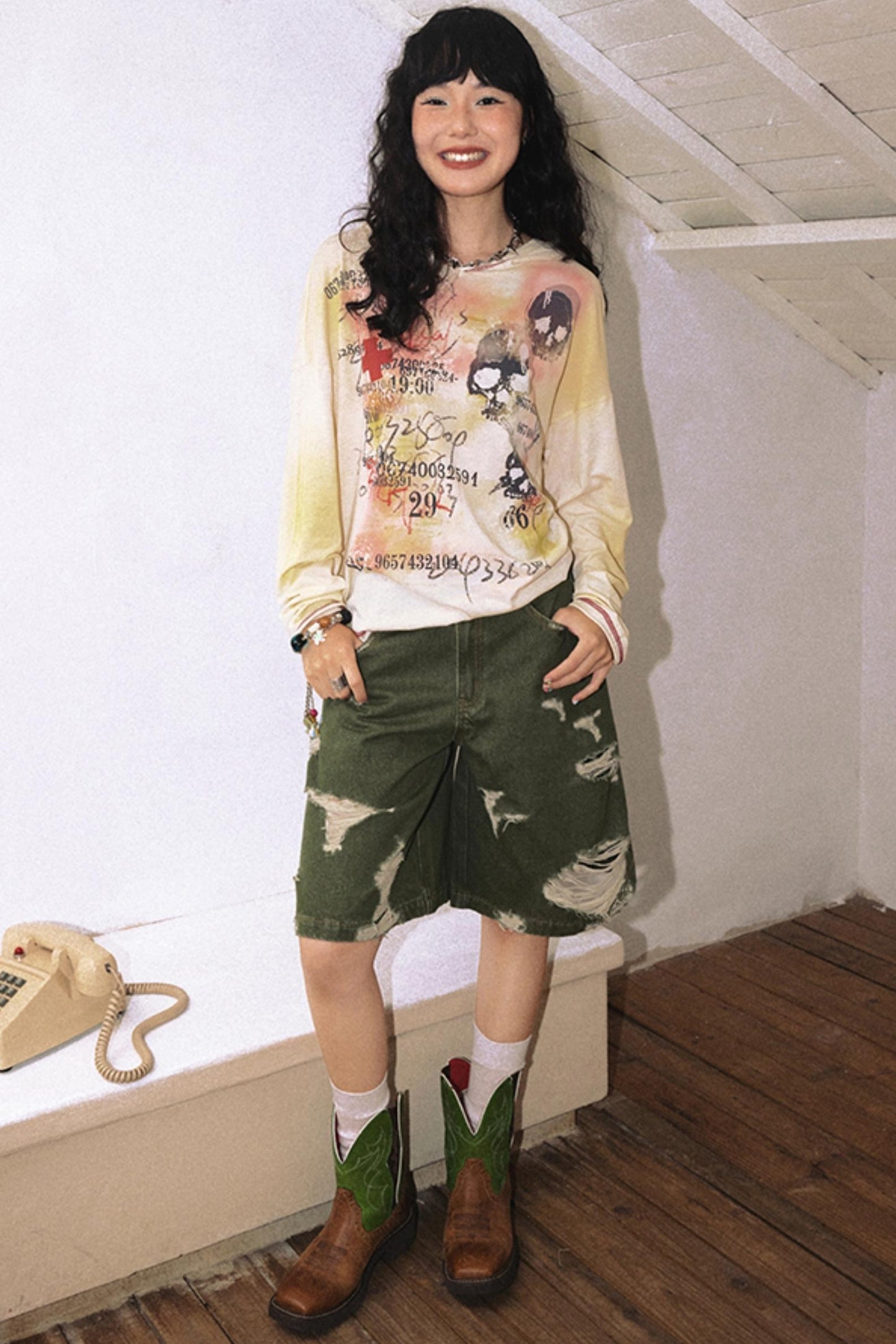 Physical Long Sleeves Full Print Sunscreen Hoodie