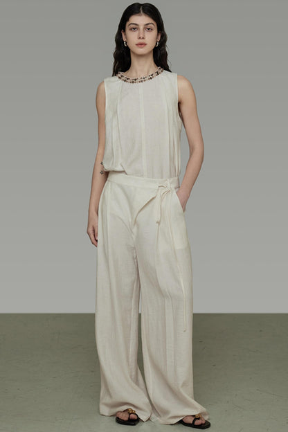 Simple Union Collar Vest