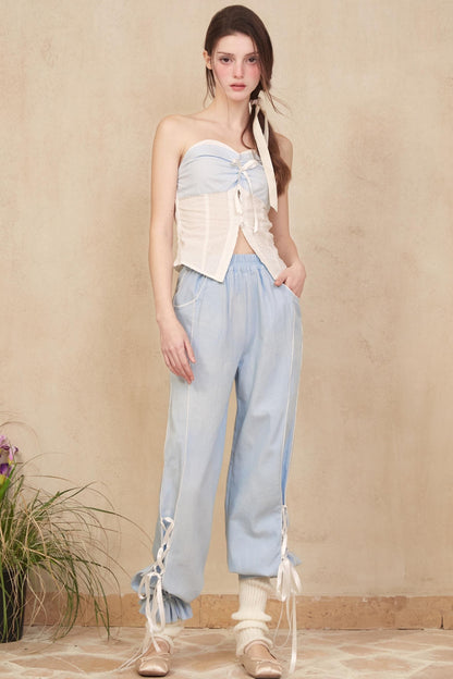 Denim Ballet Trousers