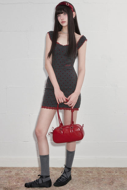 Romance Lace Halter Dress