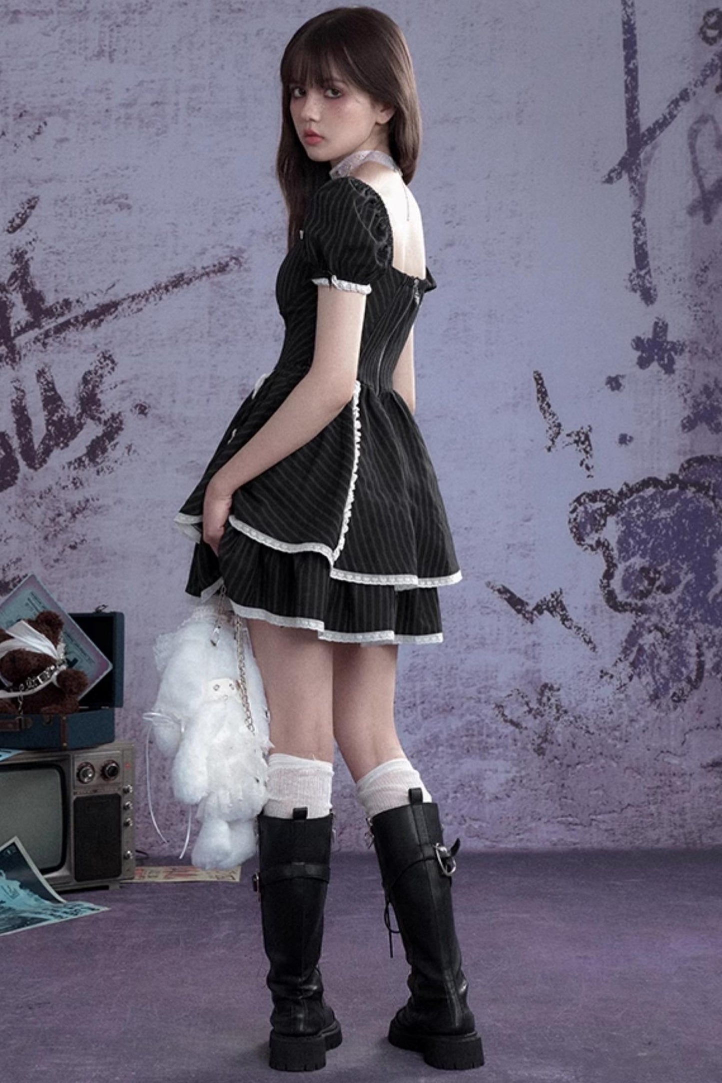 Sweet Lace Cake Dress