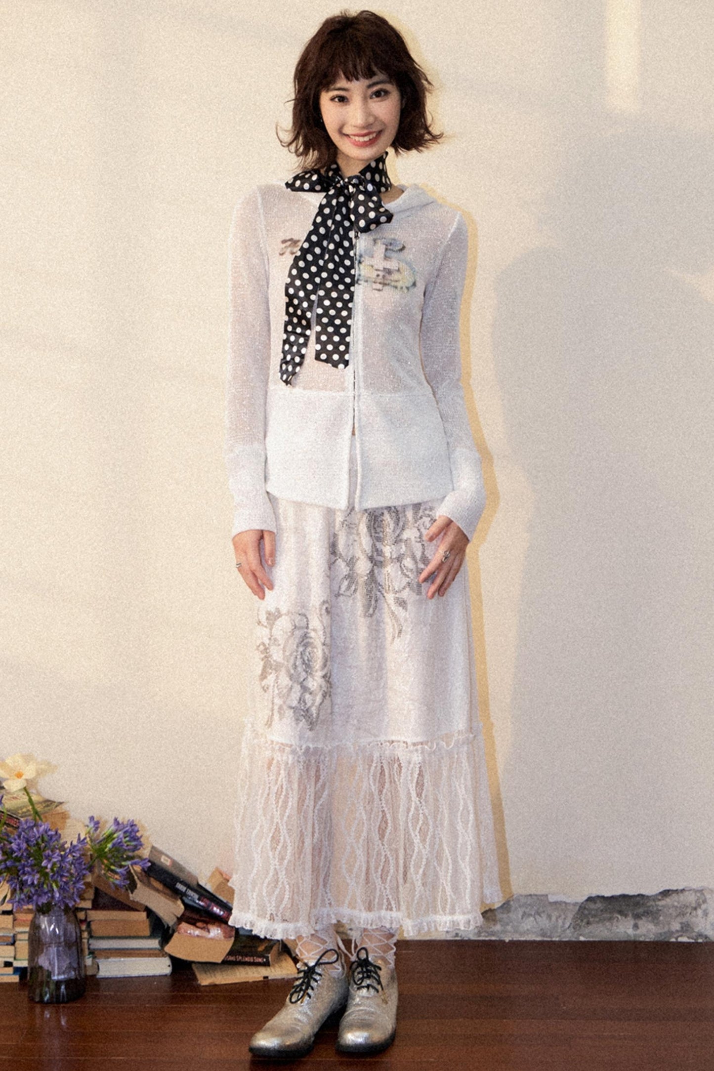 Beaded Lace Cardigan