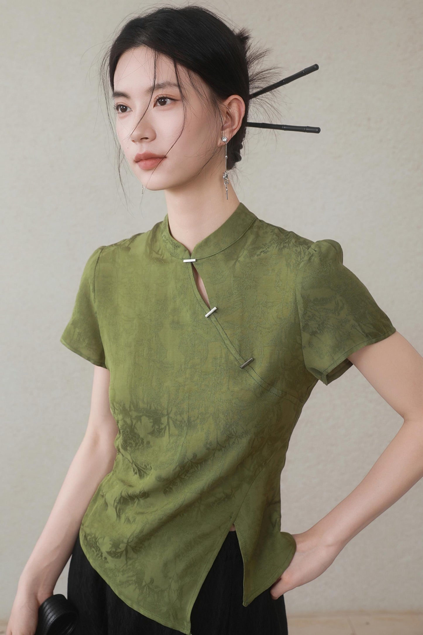 Summer Green Tea Top