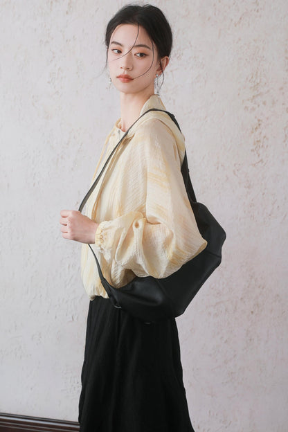 Lightweight Cheese Yellow Hooded Jacket