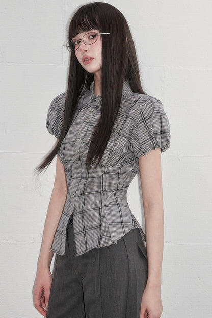 Sweetheart Puff Sleeve Shirt