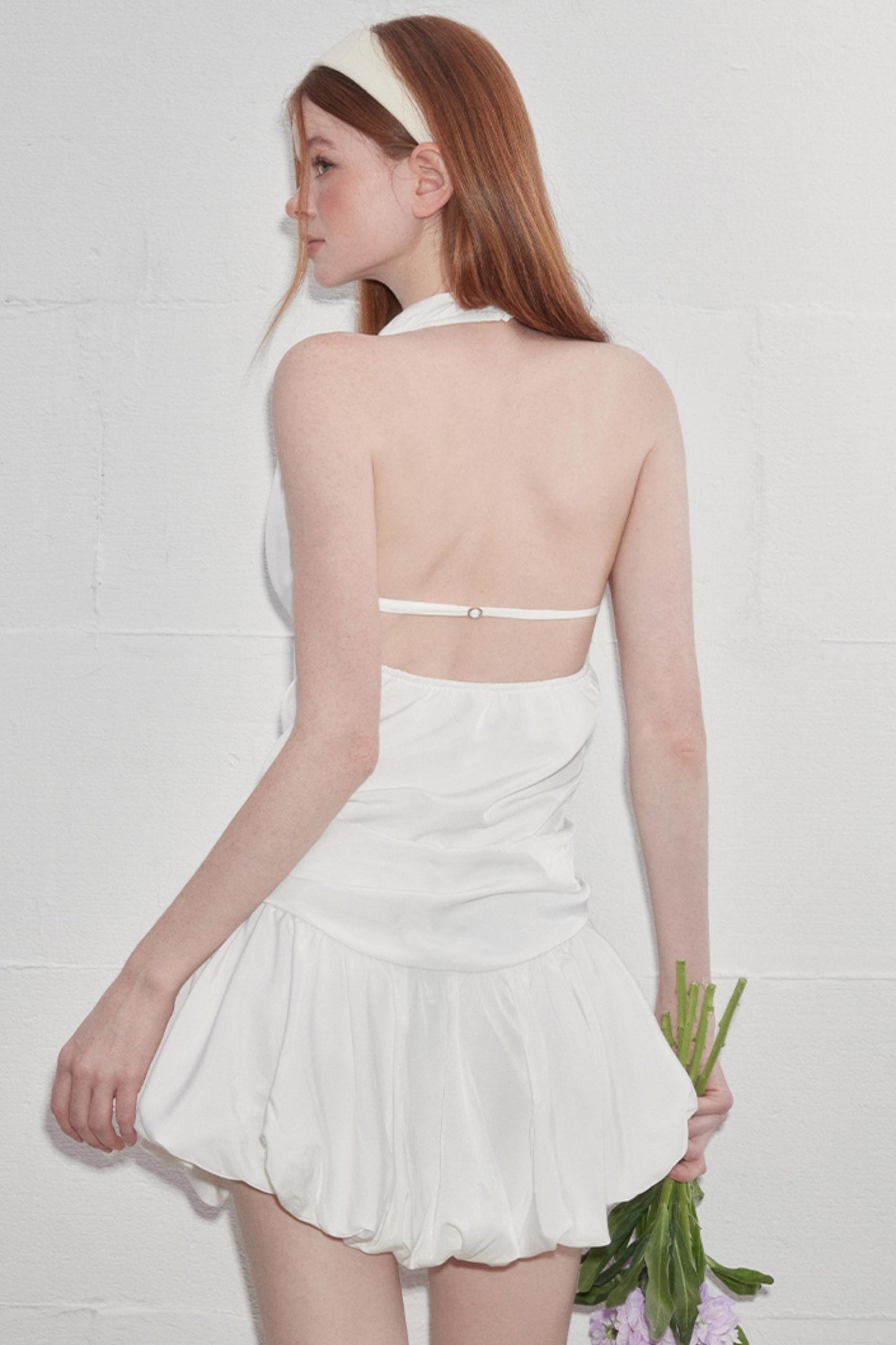 French Summer Puff Dress