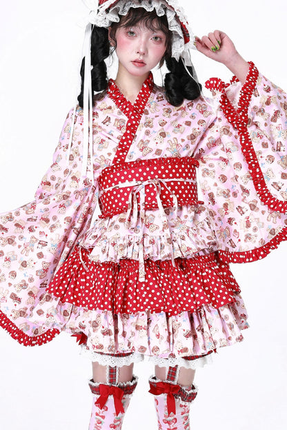 Retro Lolita Kimono Blouse