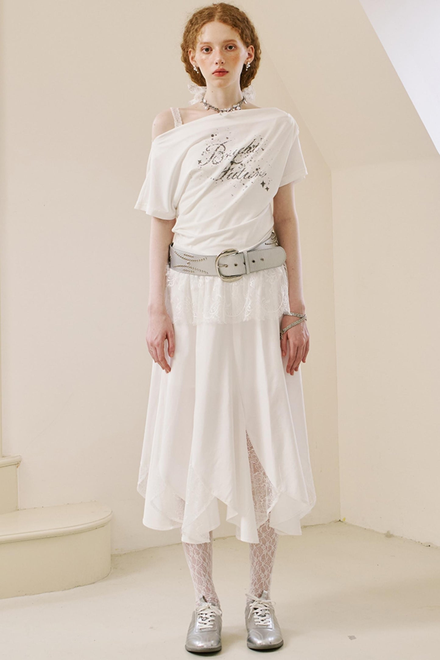 Breezy Lace Fishtail Skirt