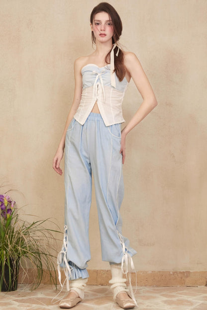 Denim Ballet Trousers