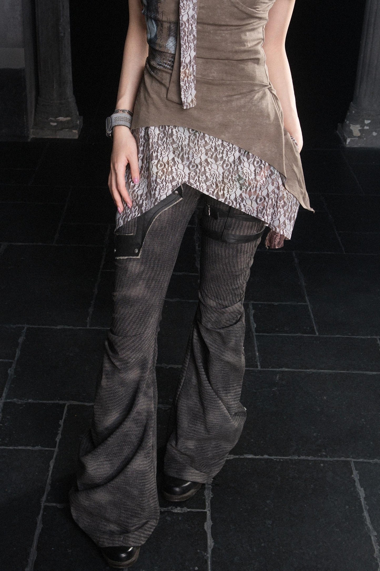 Vintage Alien Denim Trousers