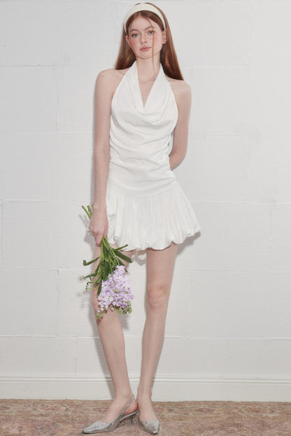 French Summer Puff Dress