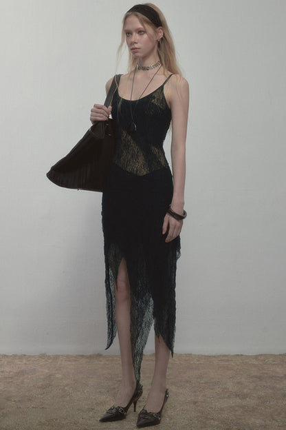 Summer Black Lace Dress