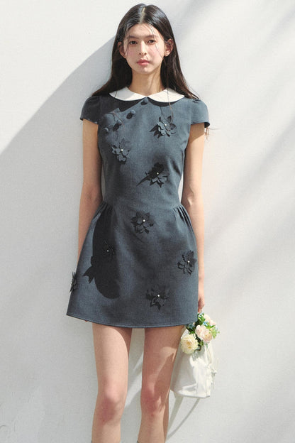 Floral Maiden Poncho Dress