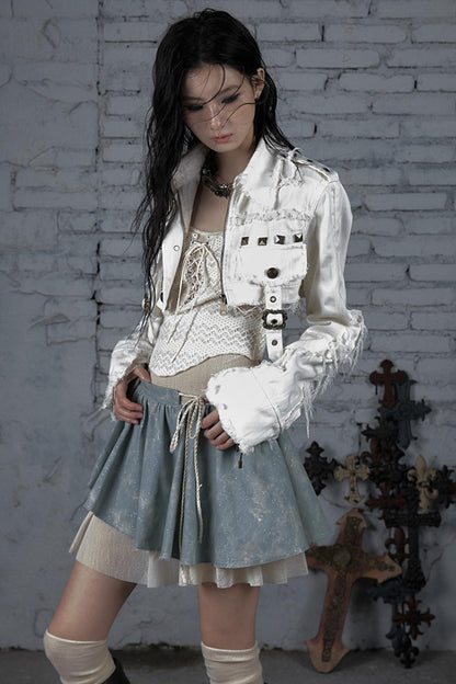 Striped Punk Work Jacket