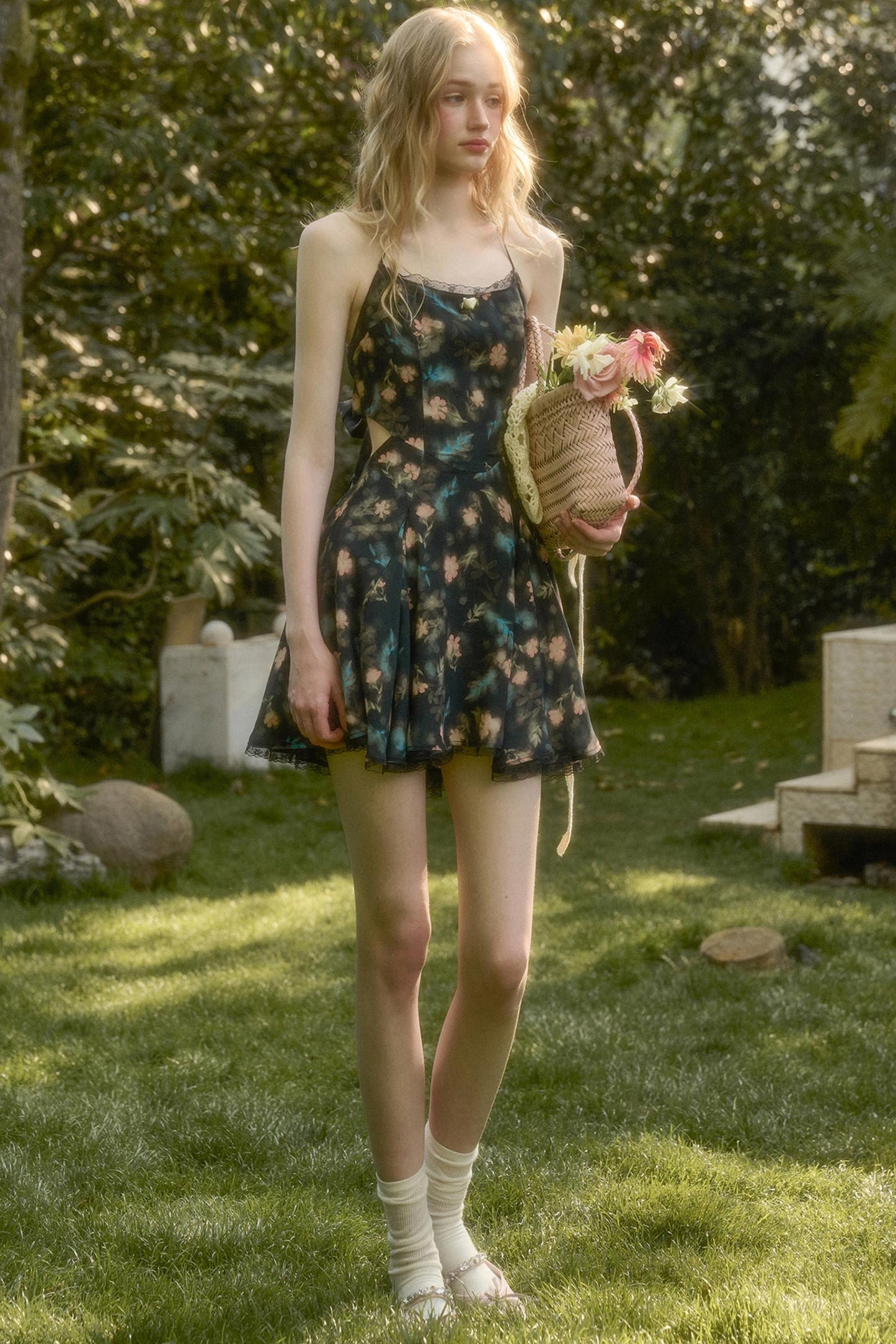 Green Lace Maxi Dress