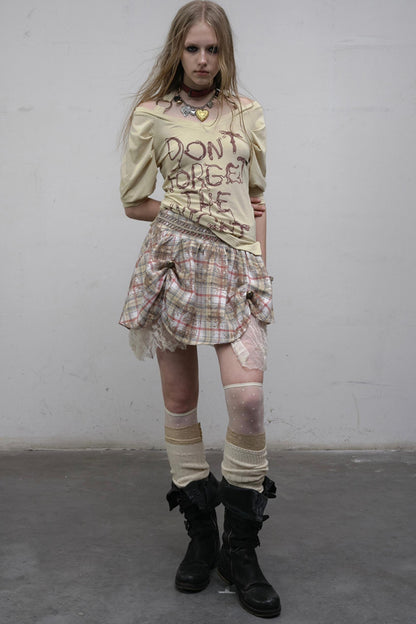 Bubble Sleeve T-Shirt