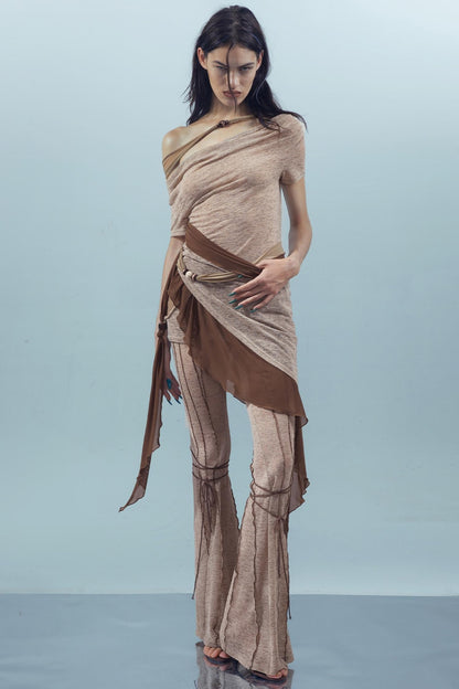 Irregular Beaded Tee