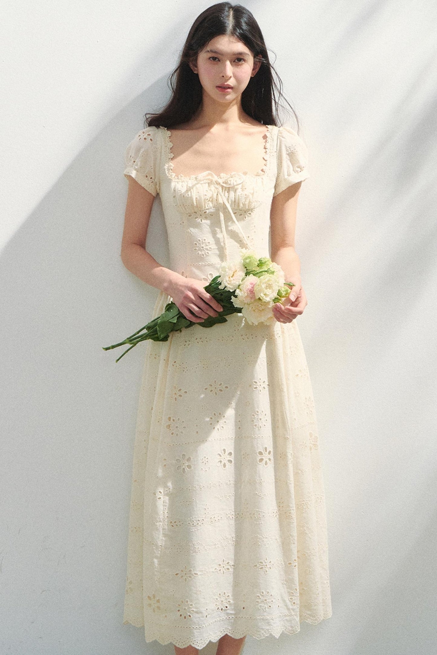 Embroidered Vacation Dress