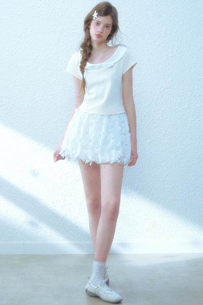 Summer Flower Pod Pants Skirt