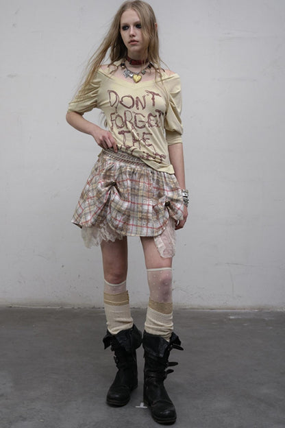 Bubble Sleeve T-Shirt