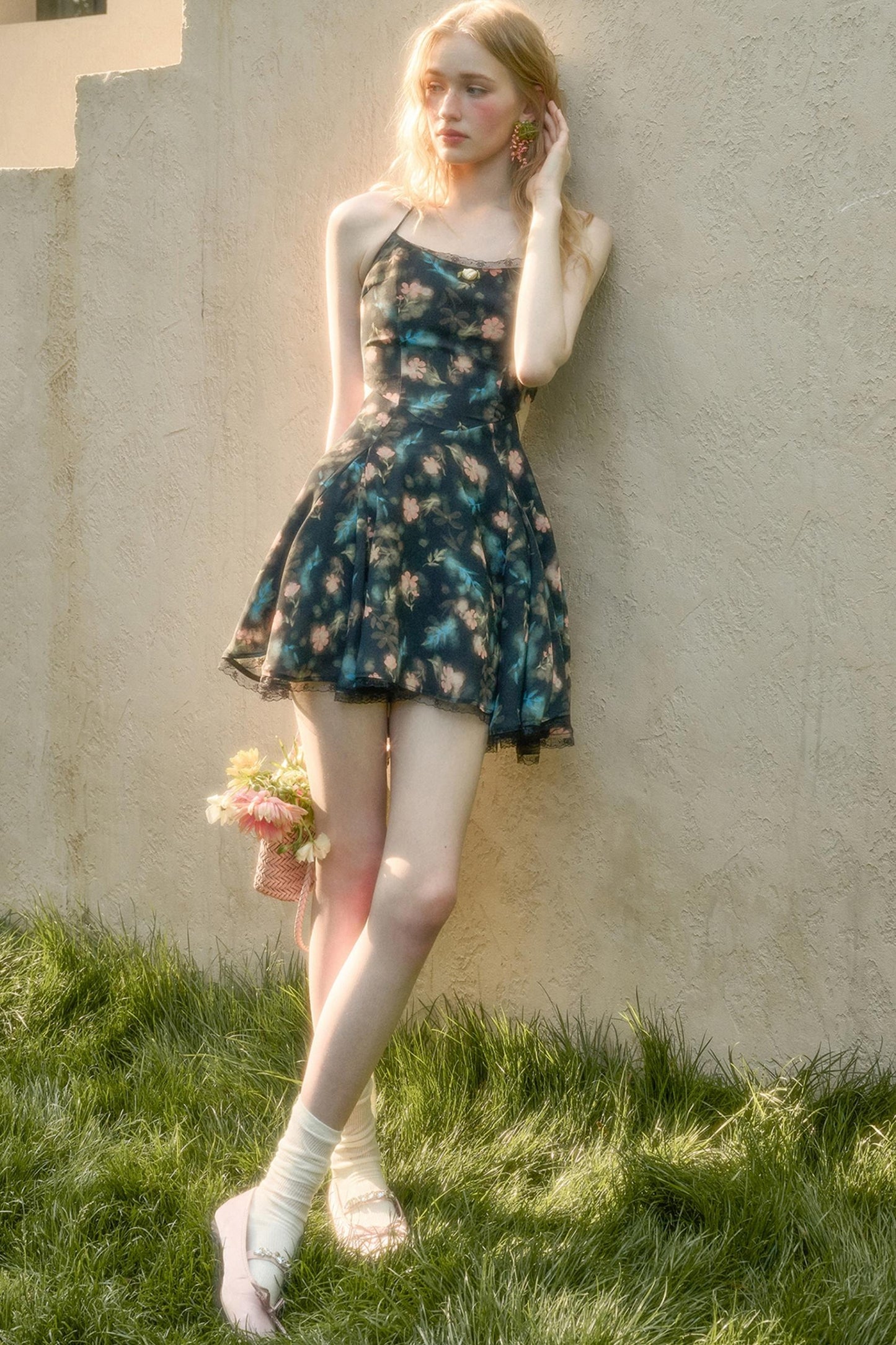 Green Lace Maxi Dress