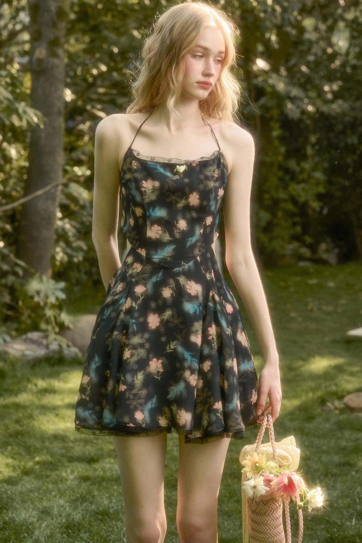 Green Lace Maxi Dress