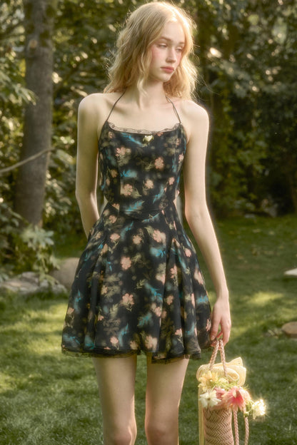 Green Lace Maxi Dress