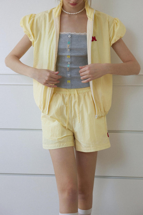 Vintage Cream Bubble Sleeve Set-Up