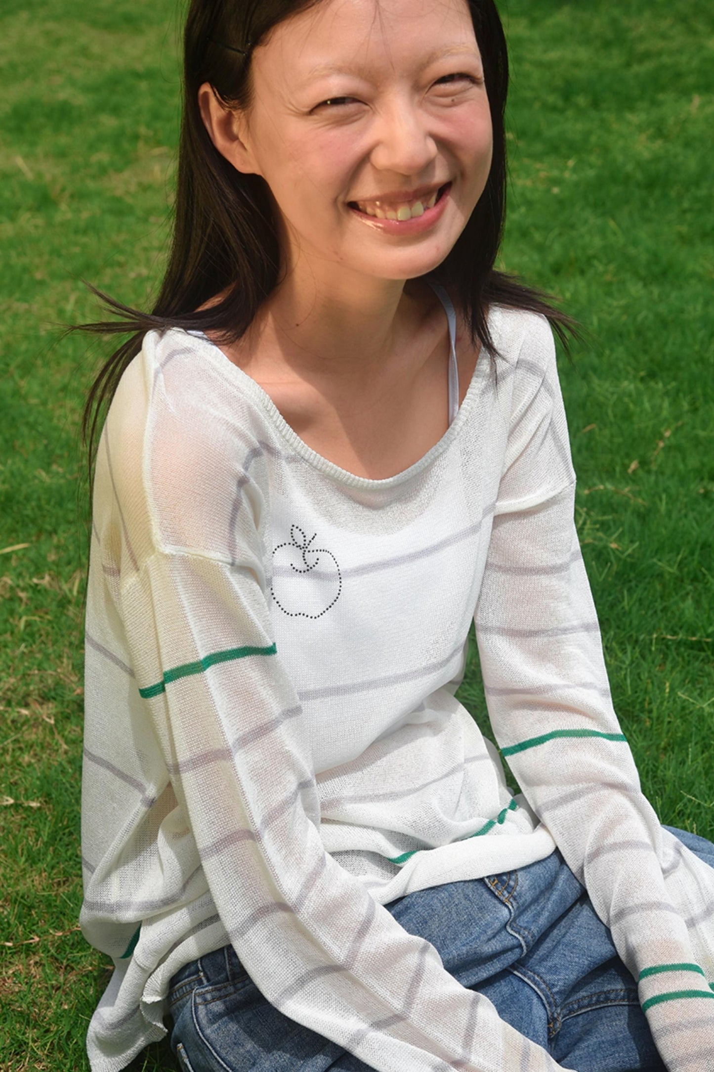 Striped Apple Hoodie