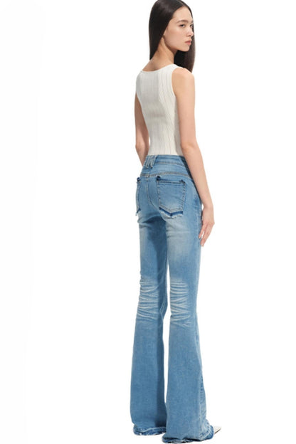 Stretch Slimming Bootcut Jeans