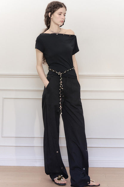 Irregular Gemstone Waist Chain