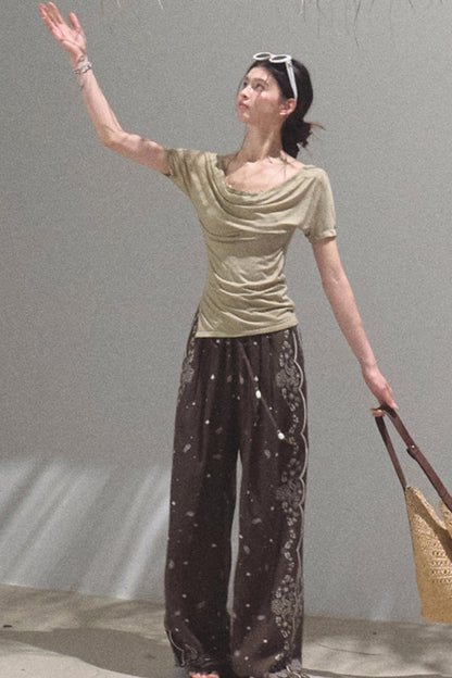 Bohemian Breeze Linen Pants