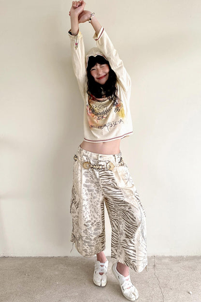 Physical Long Sleeves Full Print Sunscreen Hoodie