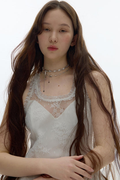 Pleated Bridal Gown Dress