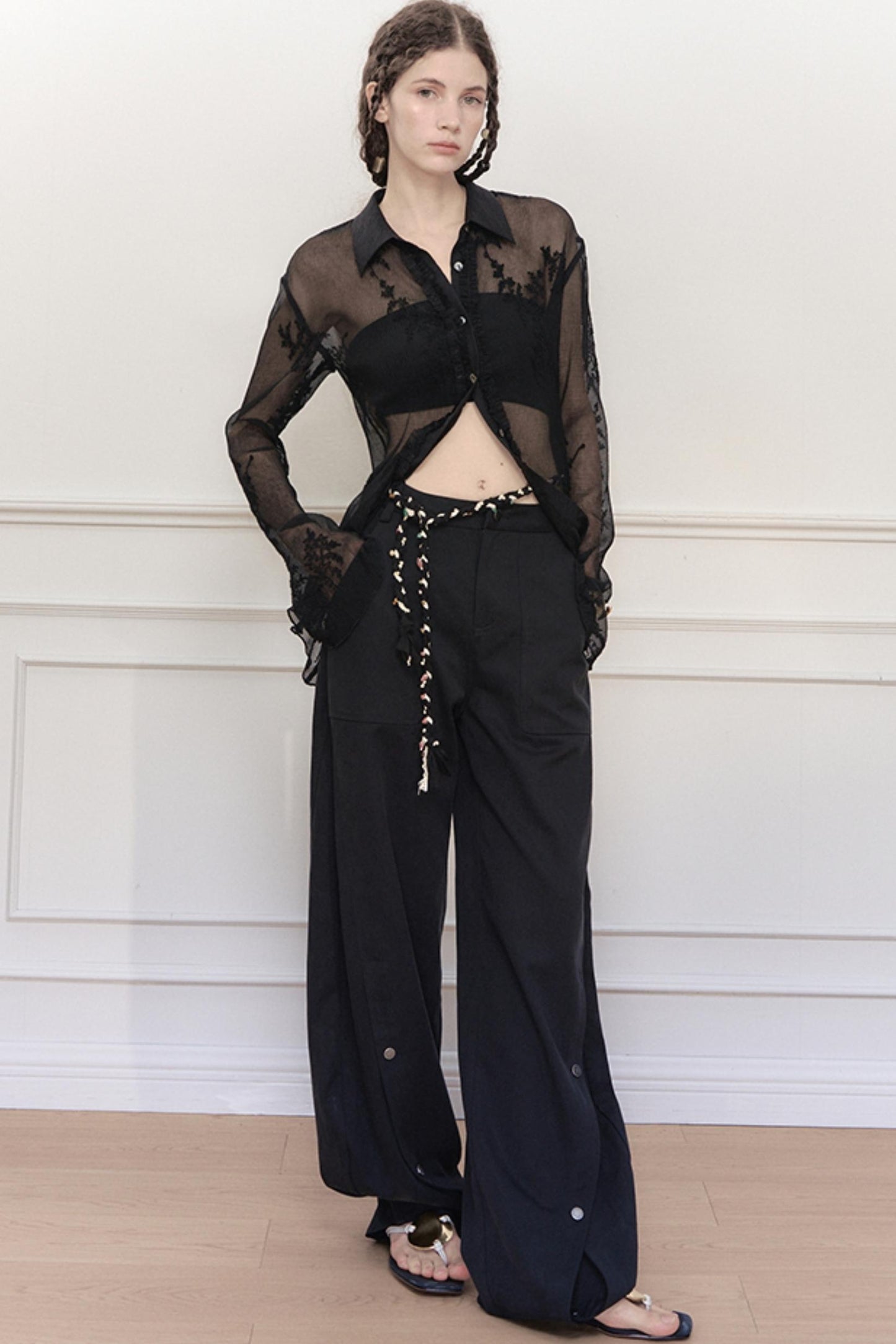 Irregular Gemstone Waist Chain