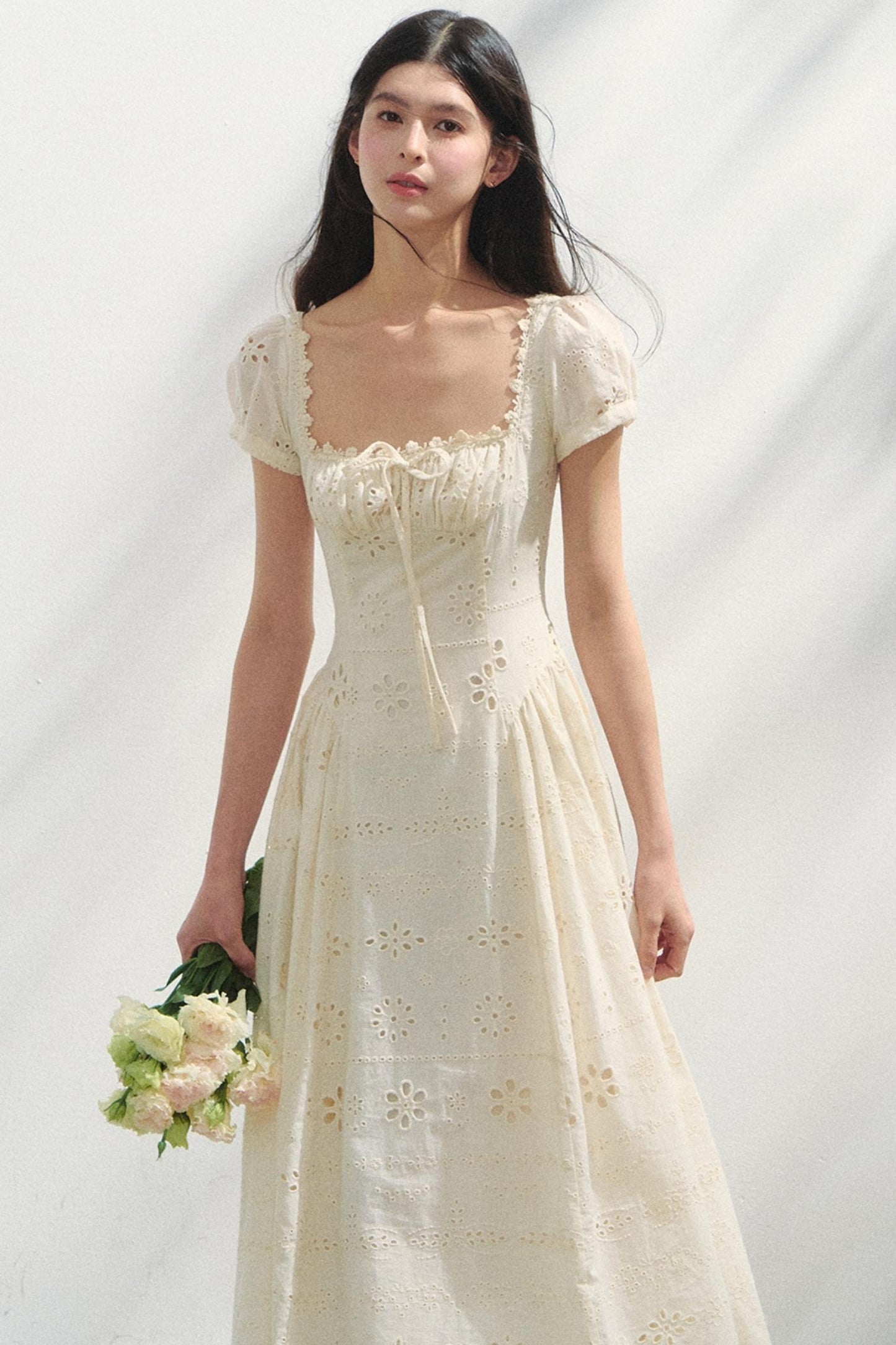 Embroidered Vacation Dress