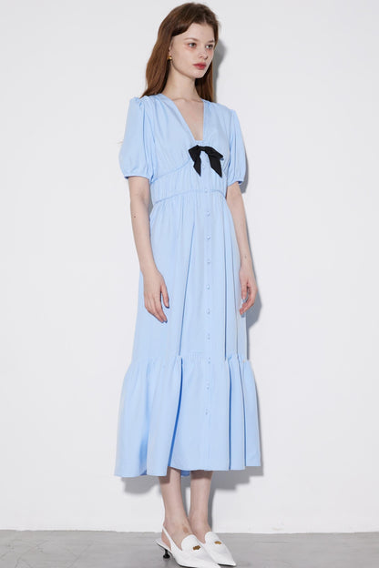 Bow Hem Summer Dress