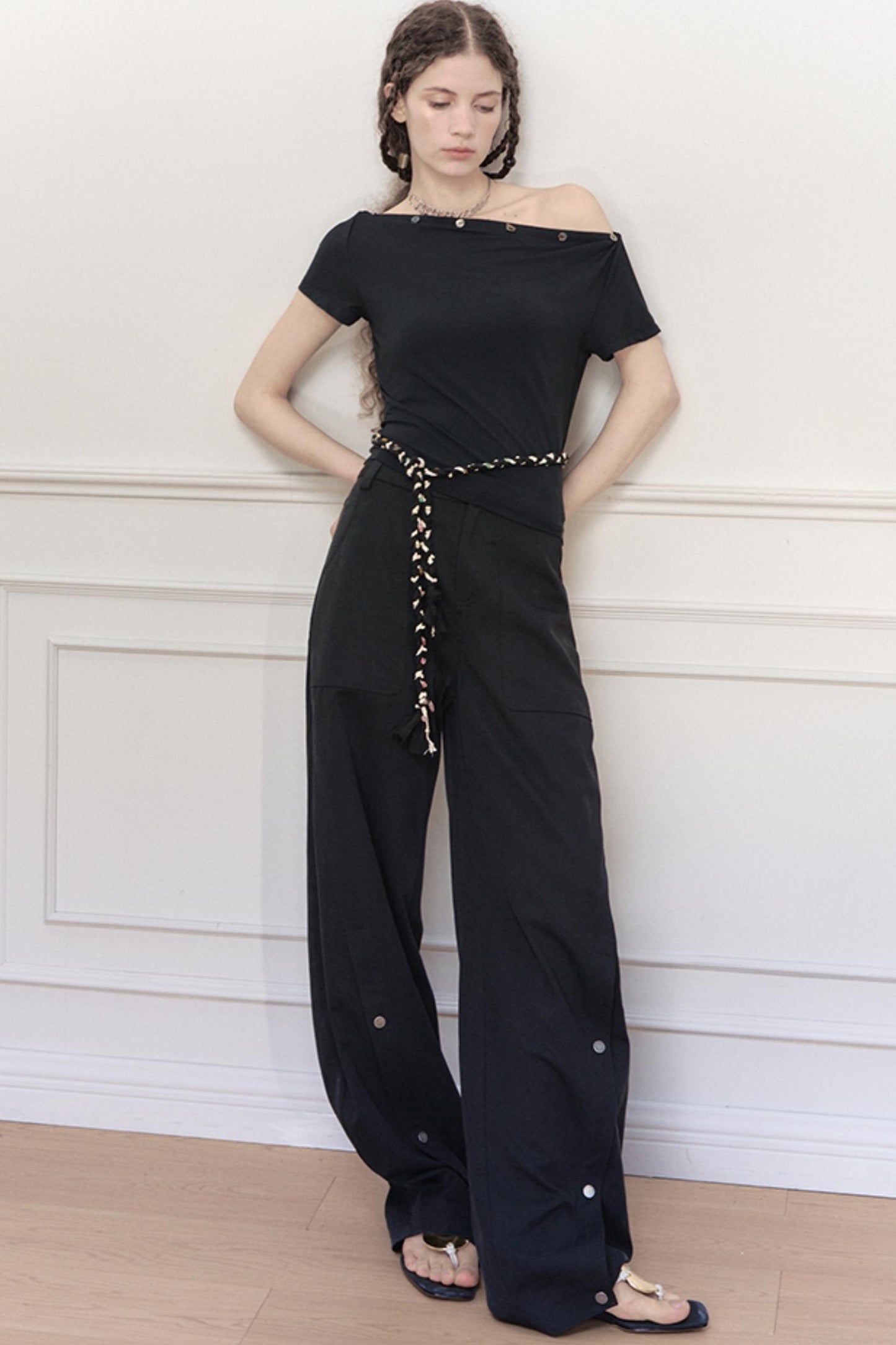 Irregular Gemstone Waist Chain